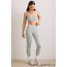 Oh Polly FlexiRib High Waist Leggings in Grey