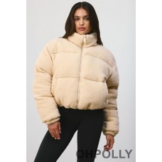 Oh Polly Puffer Jacket in Cashmere