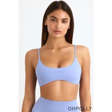 Oh Polly Soft Active Sports Bra in Lavender Blue