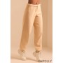 Oh Polly Relaxed Fit Joggers in Sand